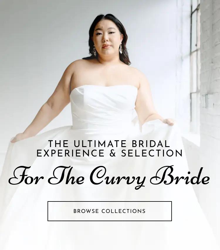 For the curvy bride banner mobile