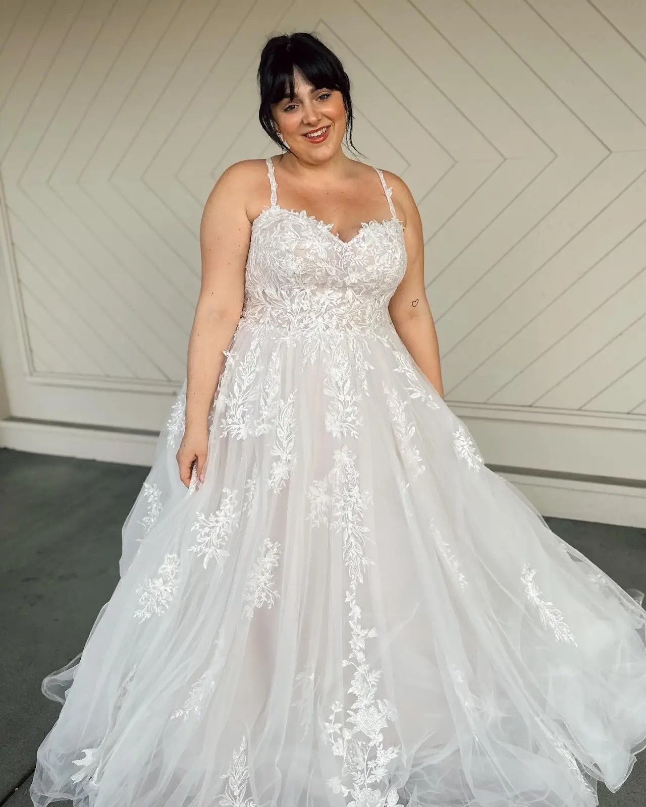 wedding gown white