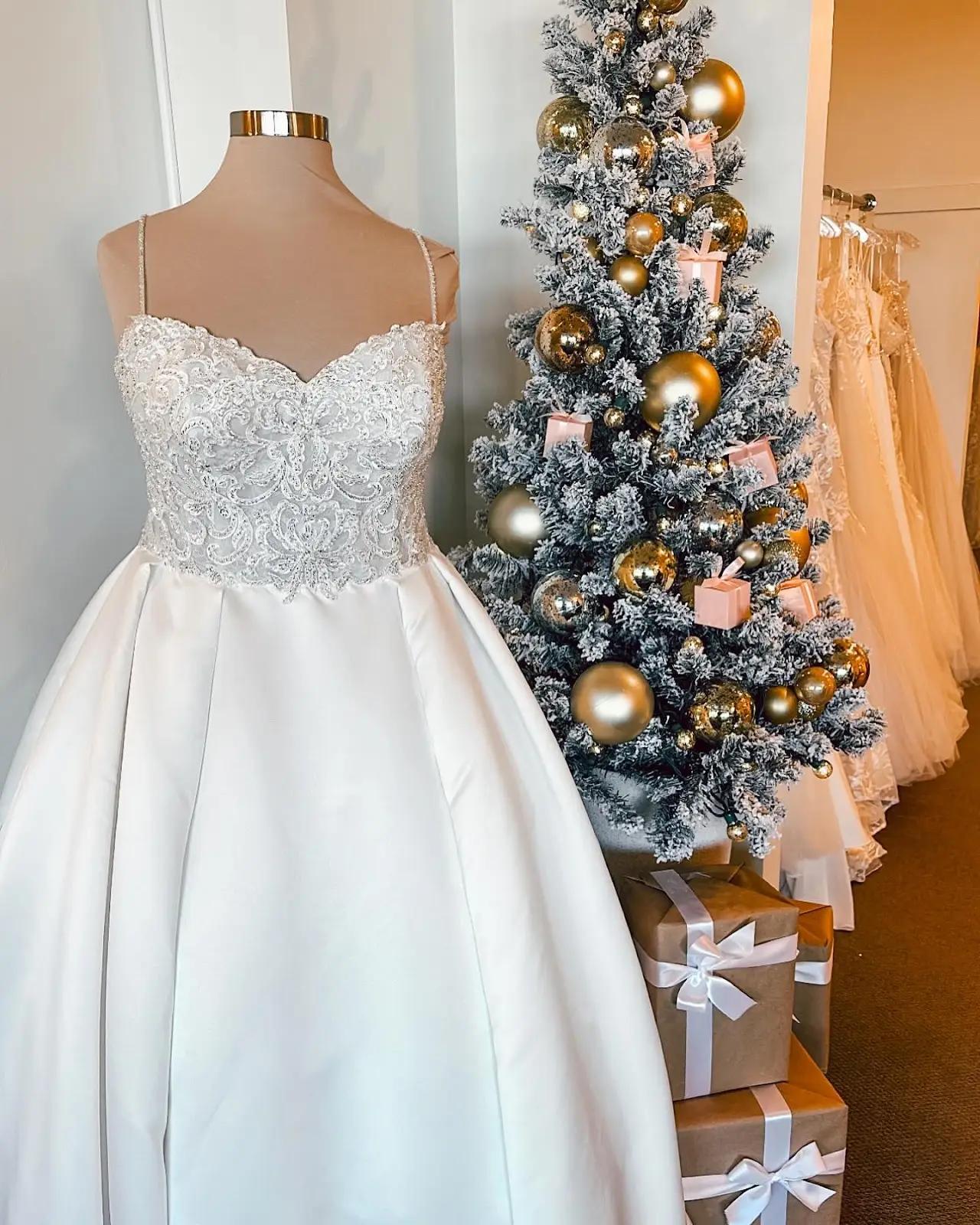Special Topic: Dressing for Your Holiday Wedding Image