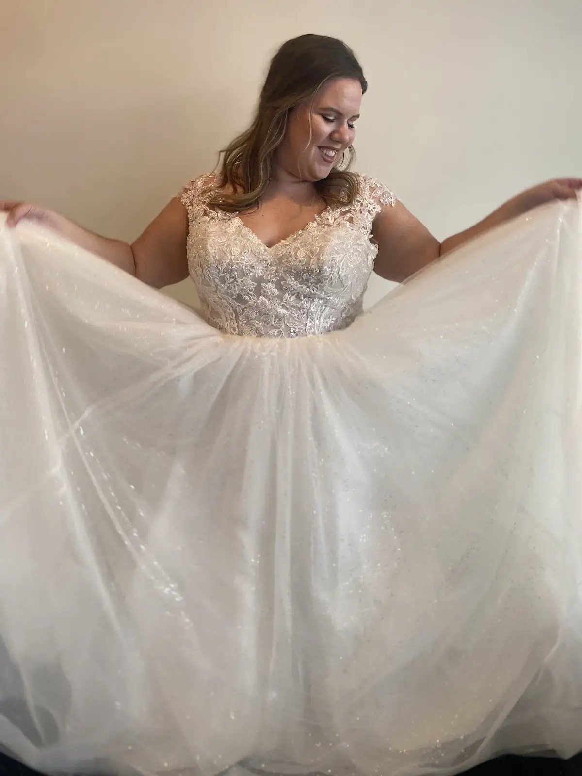white a-line gown 2