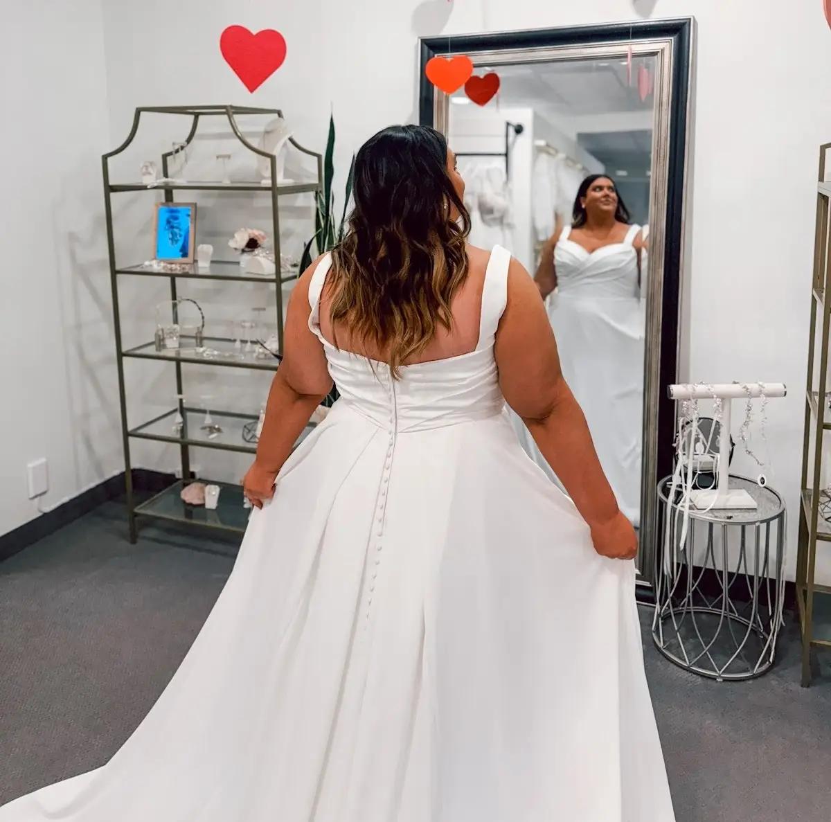 Getting downstairs in your wedding dress can be harder than it looks! ... |  TikTok