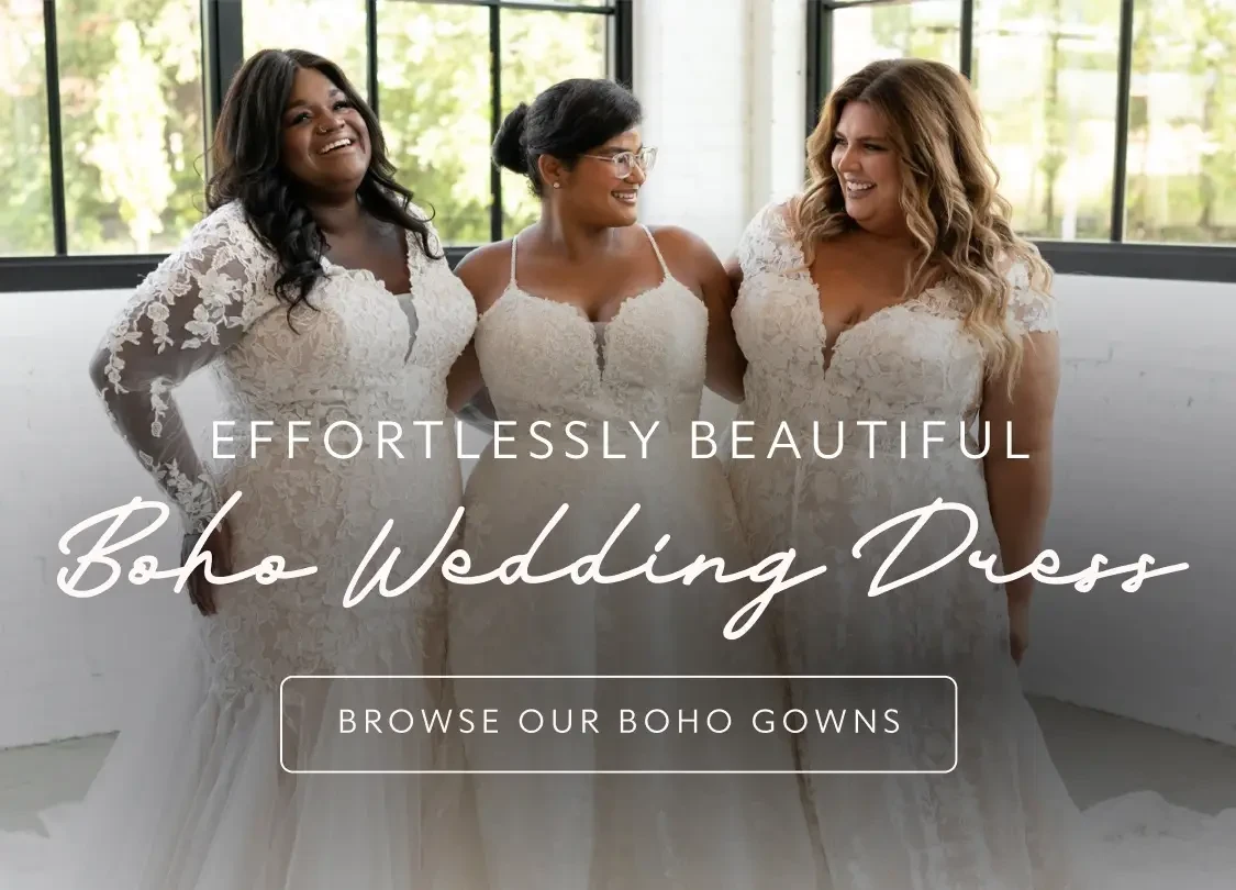 Effortlessly Beautiful Boho Wedding Dress