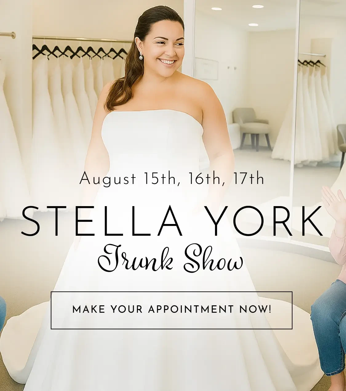 stella york trunk show august 2025