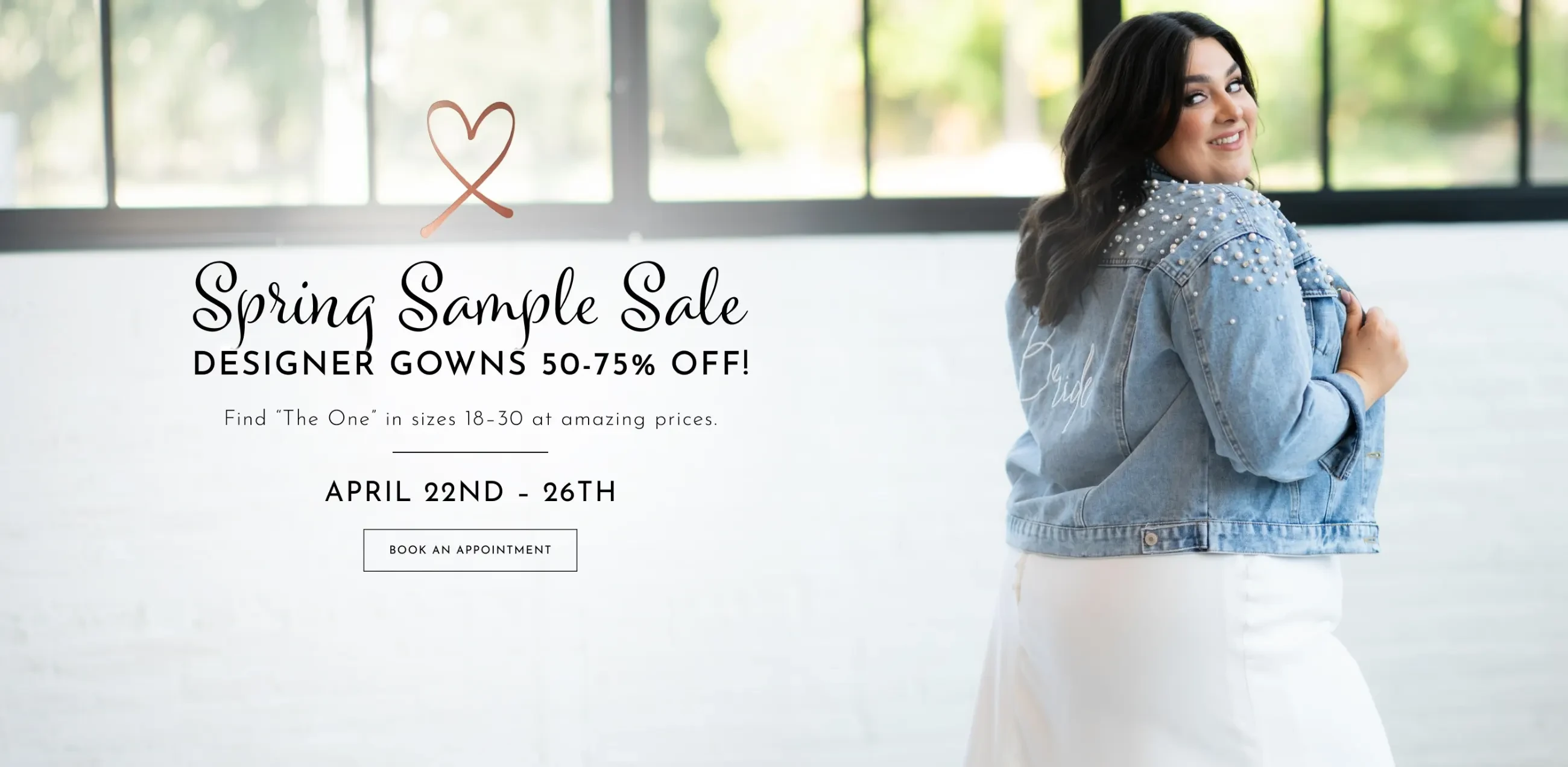 spring sample sale april 2026