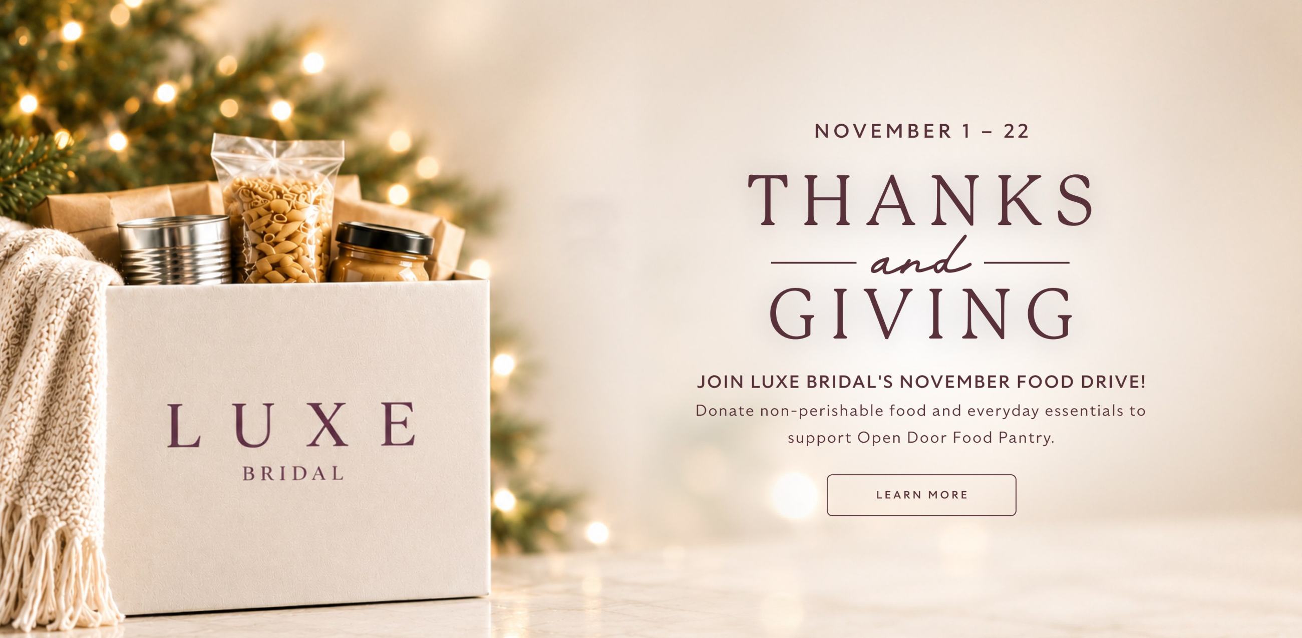 thanks and giving banner