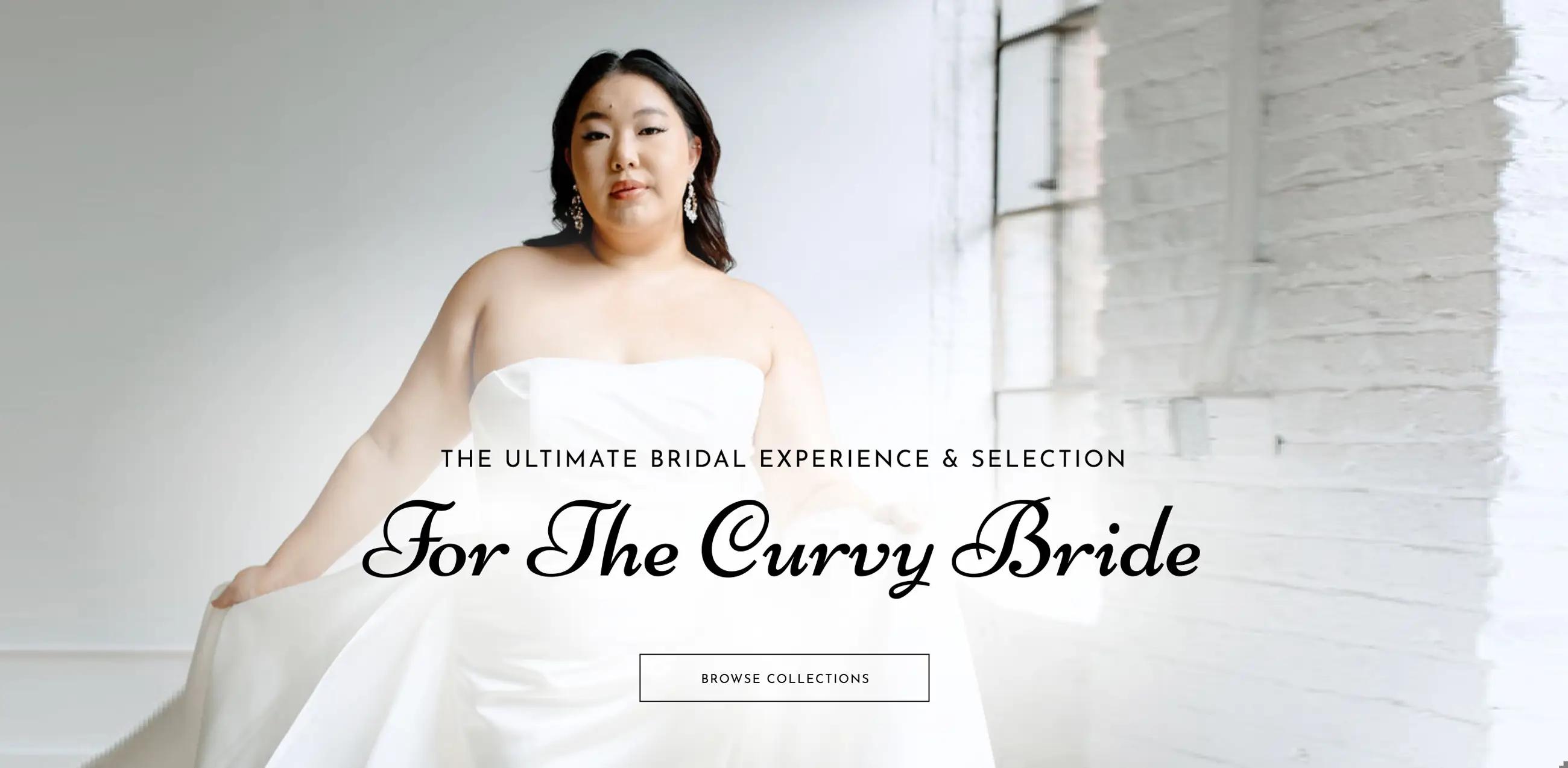 For the curvy bride banner desktop