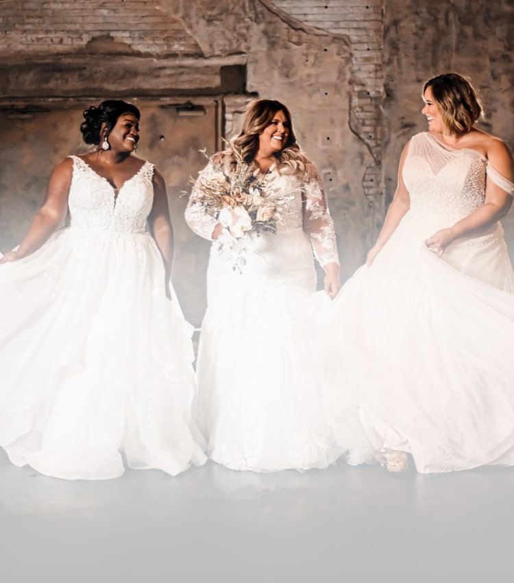 plus size wedding dress stores near me